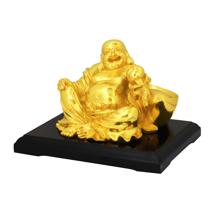 Tượng Đức Phật Di Lặc ngồi mạ vàng  - quà tặng ý nghĩa và độc đáo cho sếp, đối tác hay bạn bè, người thân...