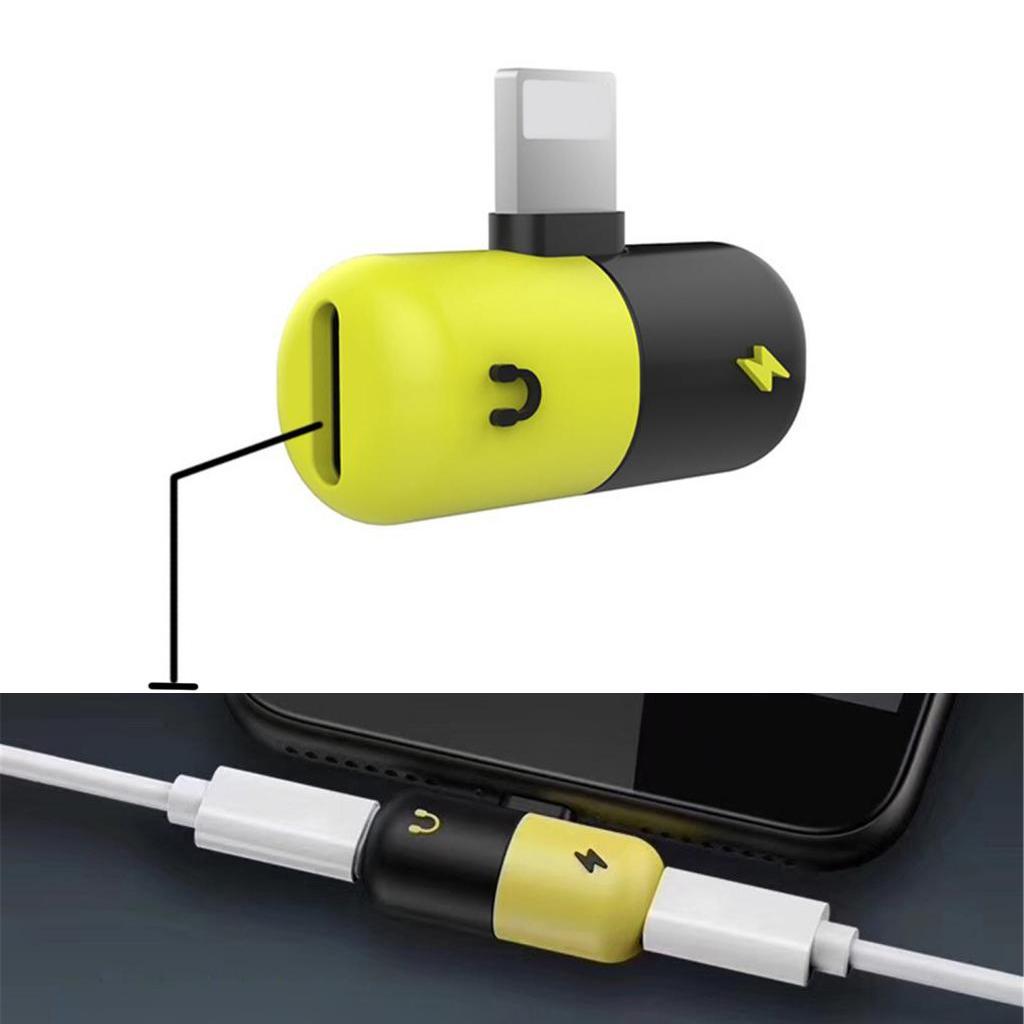 Dual Headphone Audio & Charger Adapter Splitter for X 7 8