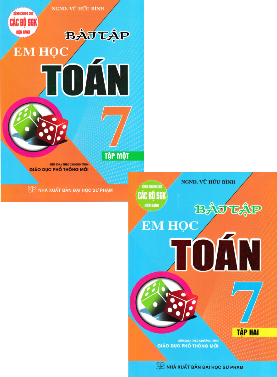 Combo Bài Tập Em Học Toán Lớp 7 (Dùng Chung Cho Các Bộ Sgk Mới Hiện Hành) (Bộ 2 Cuốn)