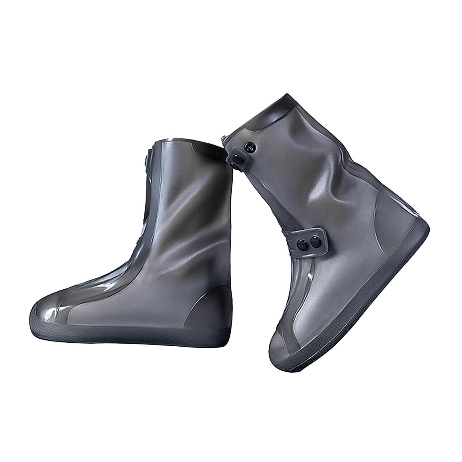 Waterproof Silicone Shoe Covers for Rain,Reusable Non Slip Rubber Rain Shoe Cover Shoe Protectors Outdoor Sole Apply to Men, Women