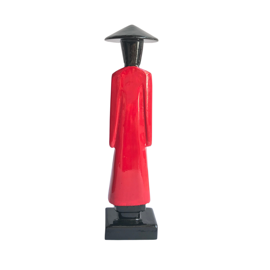 Cặp 2 tượng đá trang trí Tỳ hưu phong thủy - 2 sừng - Chiều cao 14cm - Màu Nhũ đồng