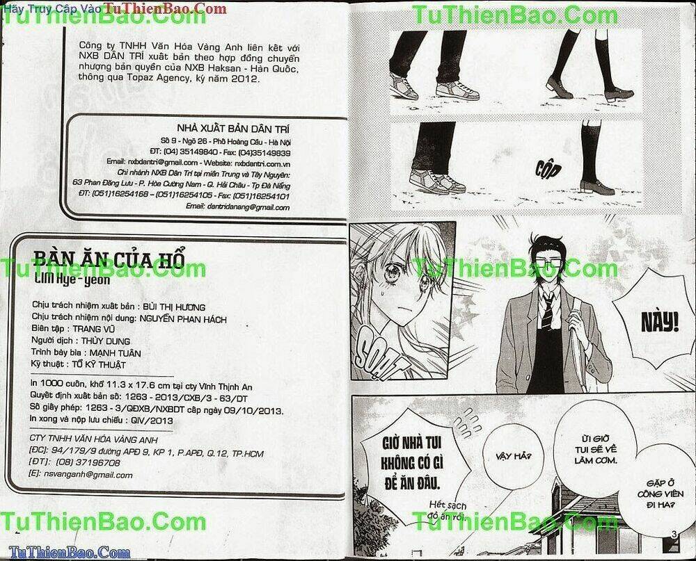 bàn ăn của hổ chapter 3 3