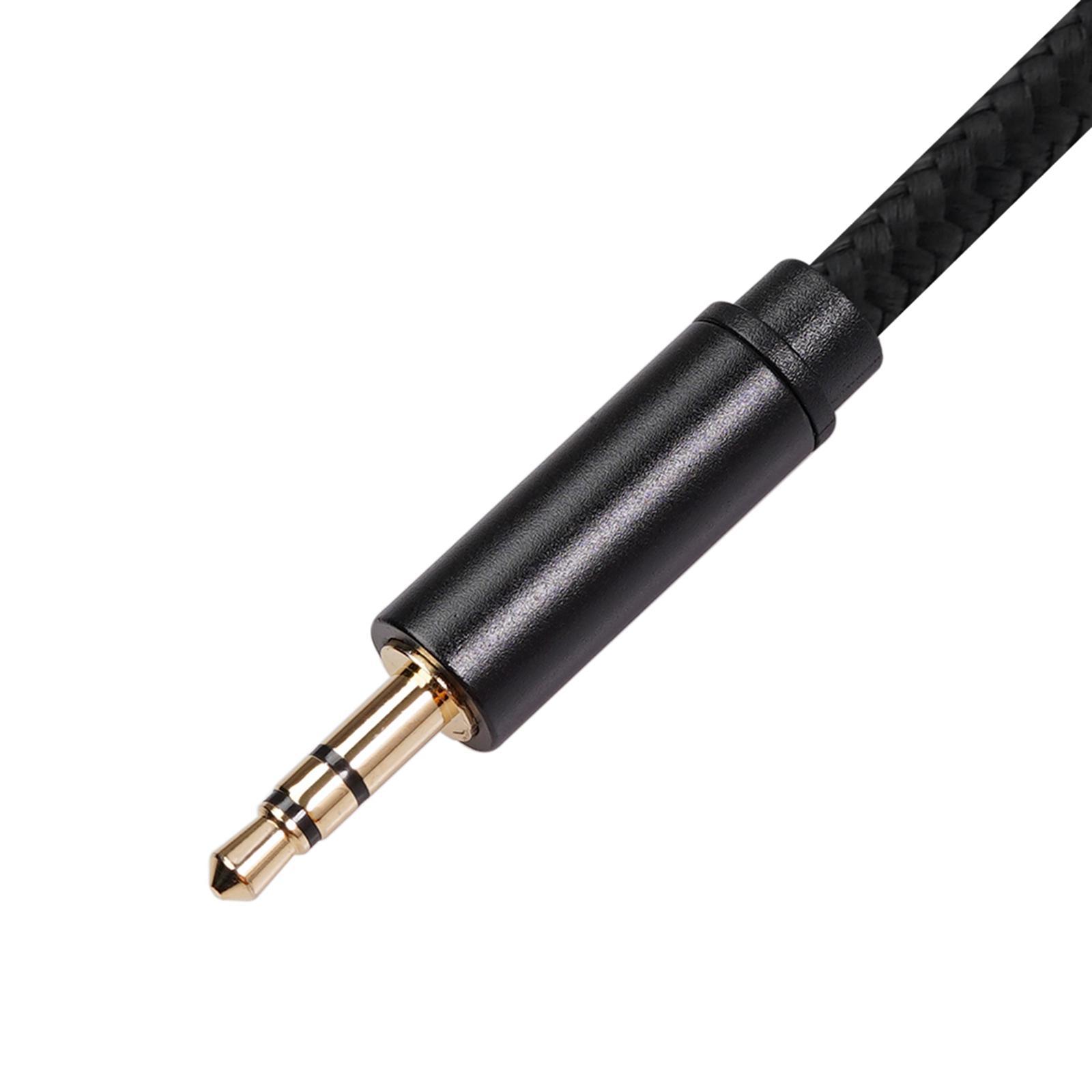 3.5mm Male to 6.35mm Female Stereo Audio Jack Pure Copper Adapter 0.3 meter