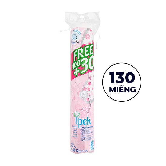 Bông Tẩy Trang Ipek 130 Miếng