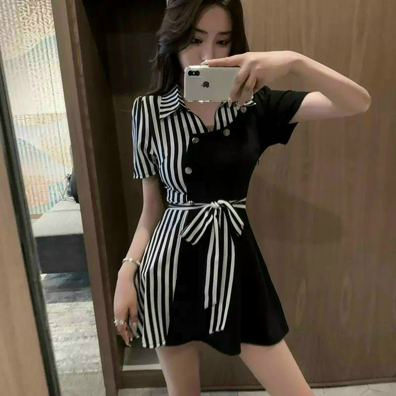 SÉT BỘ SHORT PHỐI SỌC KẺ CAO CẤP