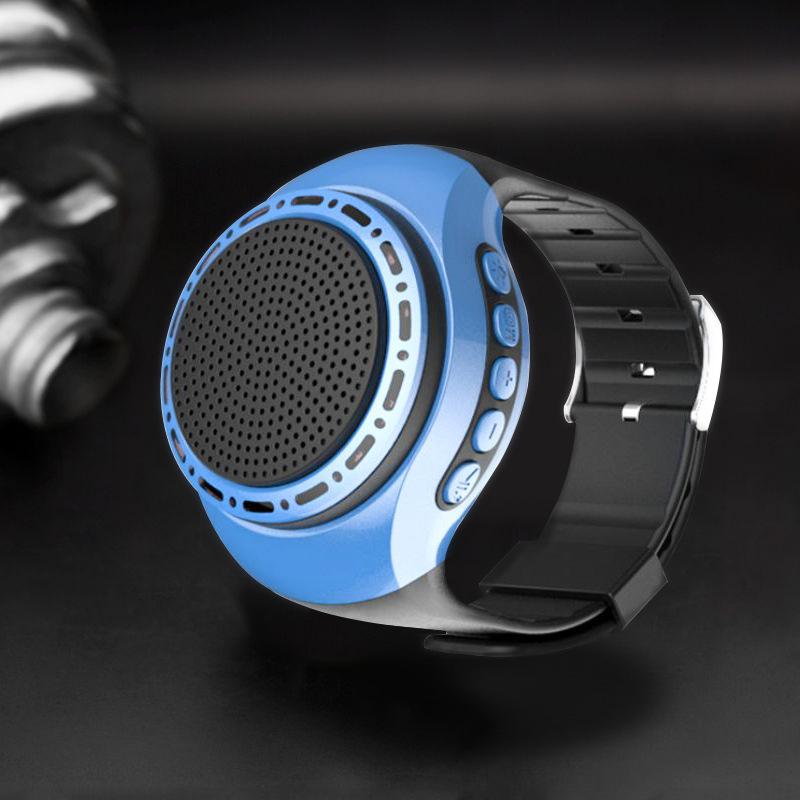 Mới U6 Đồng Hồ Đeo Tay Loa Bluetooth Có Đài FM Di Động Chạy Bộ Thể Thao Ngoài Trời LED Nhiều Màu Sắc Thẻ Nhớ 32GB PK B20 B90 U3 Màu sắc: Đen
