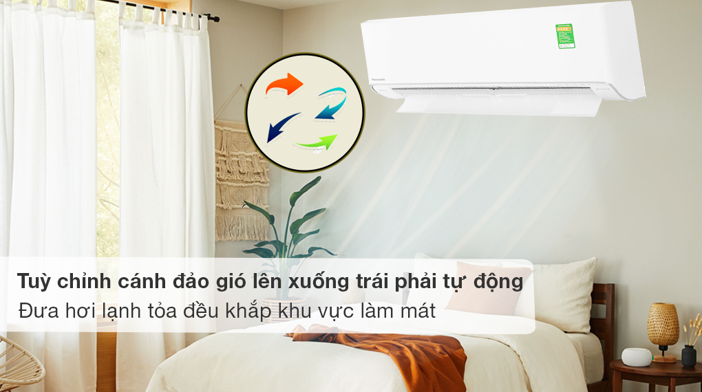 Máy lạnh Panasonic Inverter 1.5 HP CU/CS-XU12ZKH-8 - Chỉ giao HCM