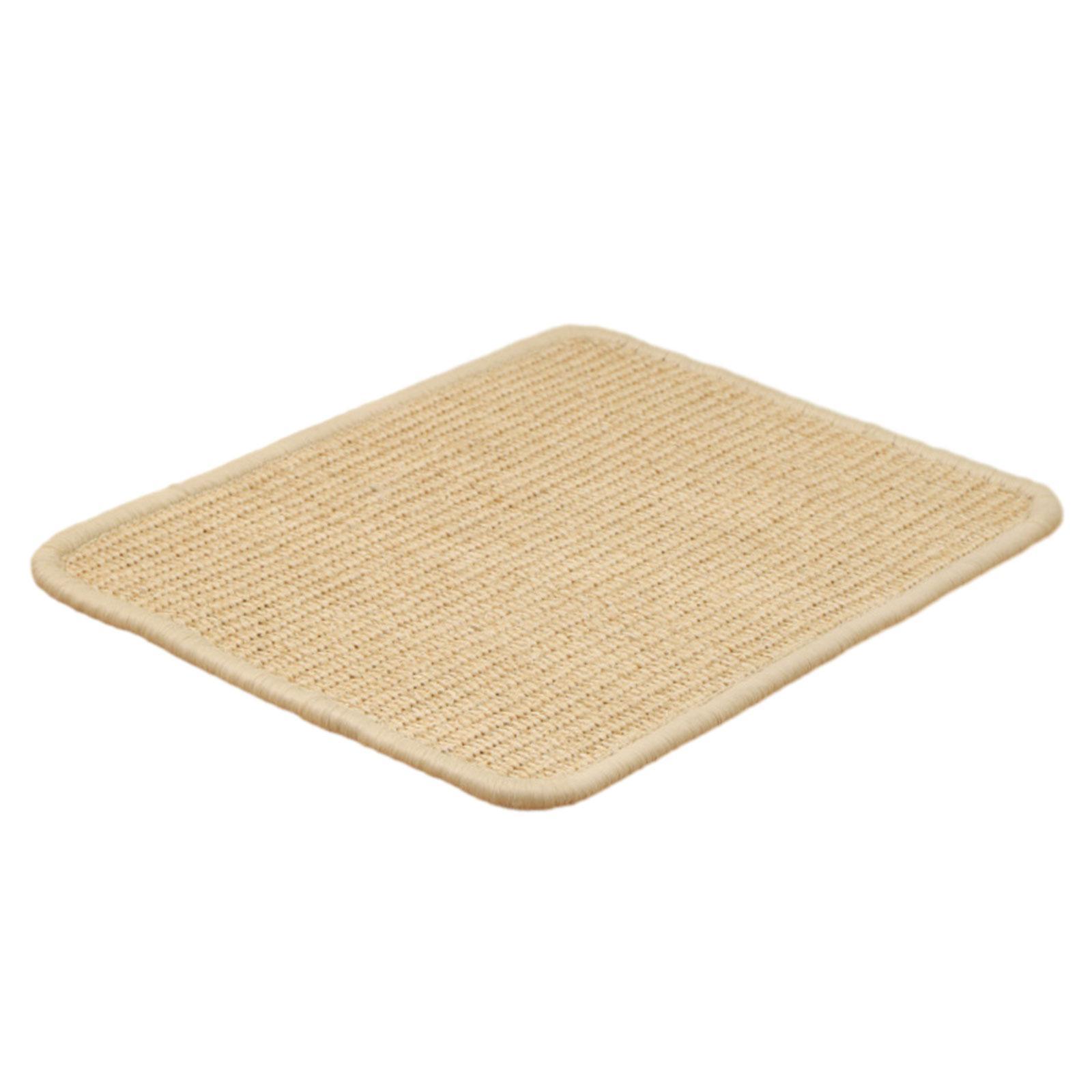 Cat Scratch Mat, Cat Floor Scratching Pad, Wear Resistant Horizontal Sisal Cat Scratching Pad for Bed Carpet Couch Sofa