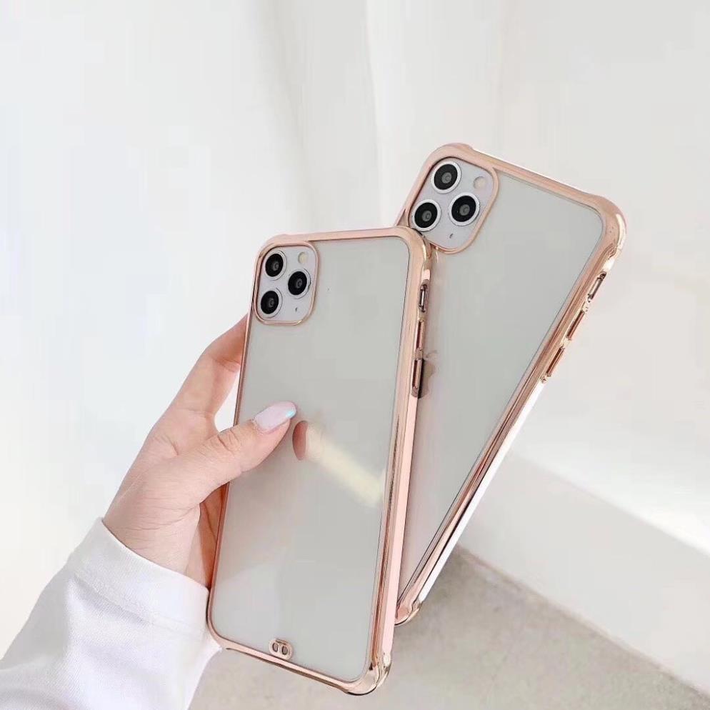 Ốp Điện Thoại Nhám Viền Xi 6D Cho IPHONE 7/8, 7Plus/8Plus, X/Xs, XR, XsMax,11Pro, 11, 11ProMax
