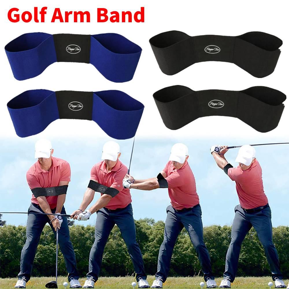 Chuyên Nghiệp Thun Golf Swing Huấn Luyện Cánh Tay Dây Cử Chỉ Liên Kết Huấn Luyện Viện Trợ Thể Thao Ngoài Trời Cho Golf Phụ Kiện Thể Thao Color: Blue 2PCS