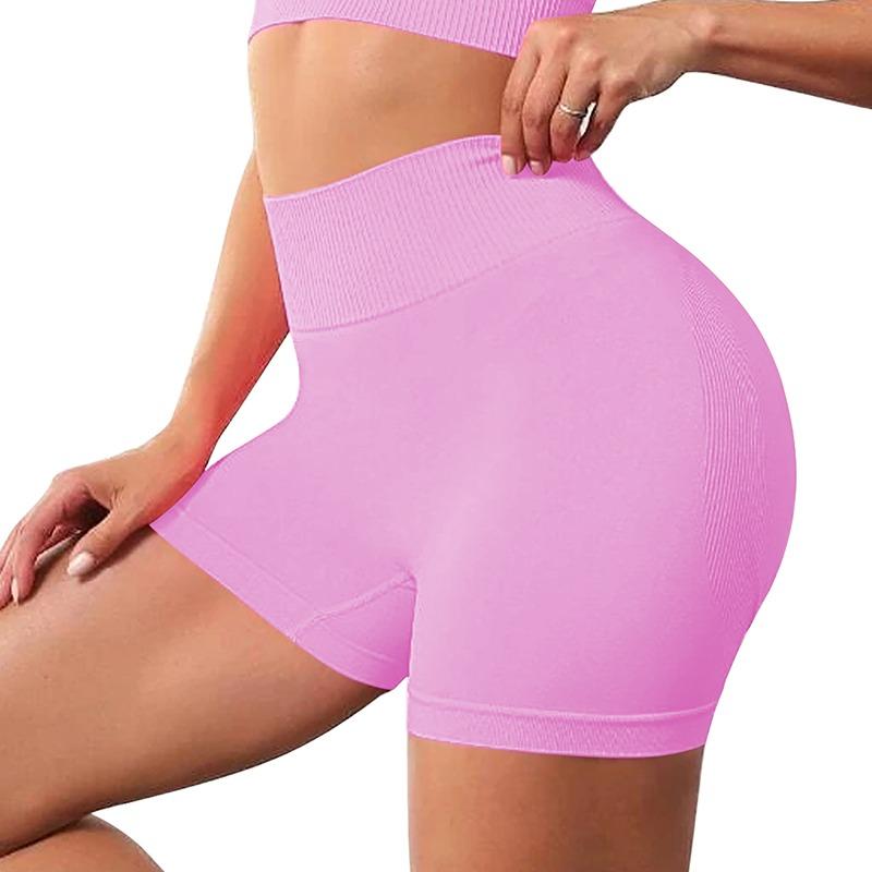 Quần short Yoga Lady Yoga High Workout Short Fitness Yoga nâng mông tập thể dục nữ tập thể dục yoga chạy quần ngắn trang phục thể thao Color: Black2 Size: S
