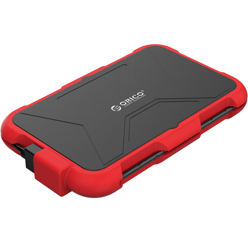 Hộp Đựng Ổ Cứng Di Động HDD Box ORICO 2769U3( Màu đỏ) USB3.0/2.5 Nhựa ABS+Silica gel - Hàng Chính Hãng