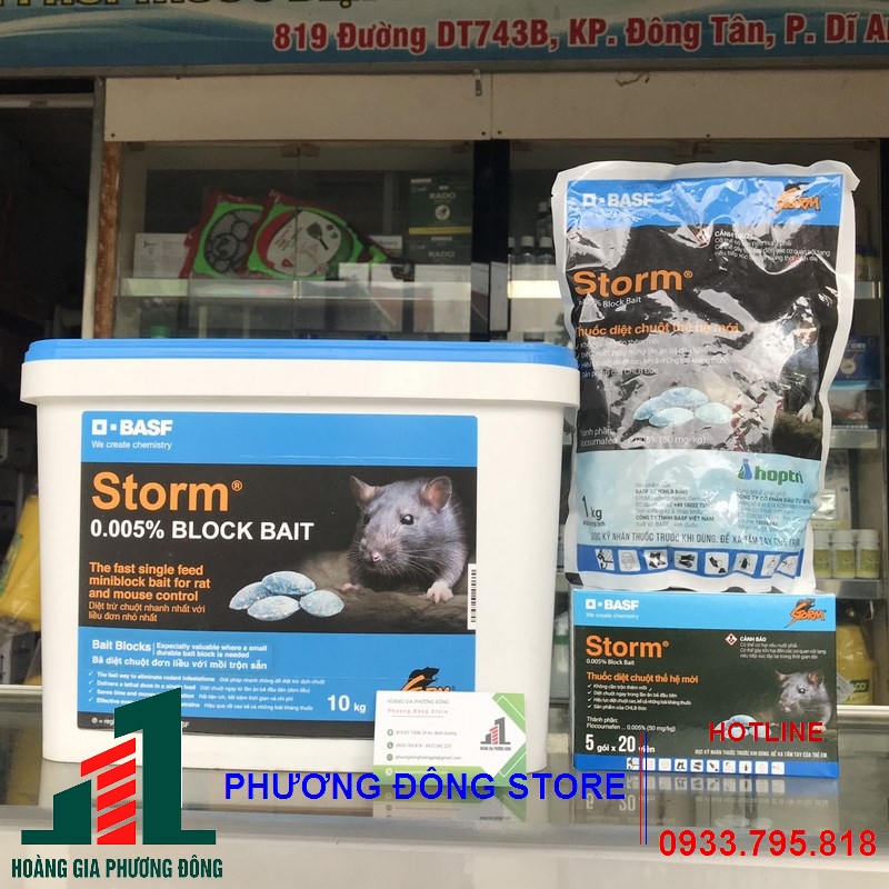 Thuốc diệt chuột STORM 0.005%_ 1KG