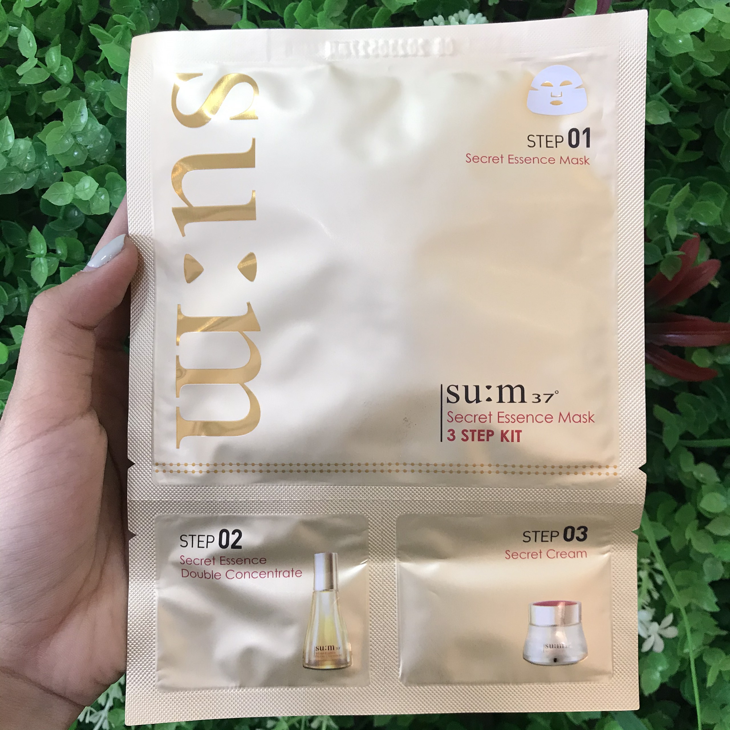 Mặt nạ dưỡng ẩm củng cố hàng rào bảo vệ da Su:m37 Secret Mask 3-step Kit