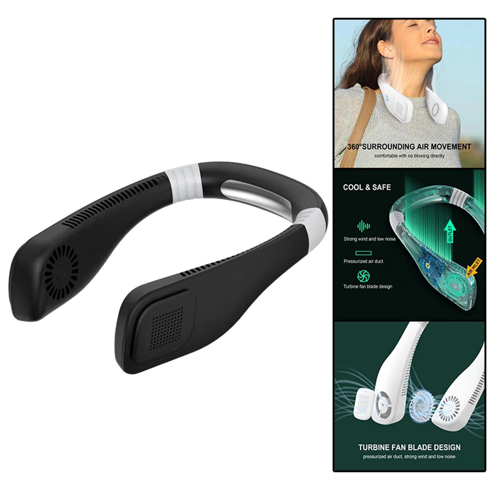 Portable Neck Fan Bladeless, Wearable Personal Cooling Fan