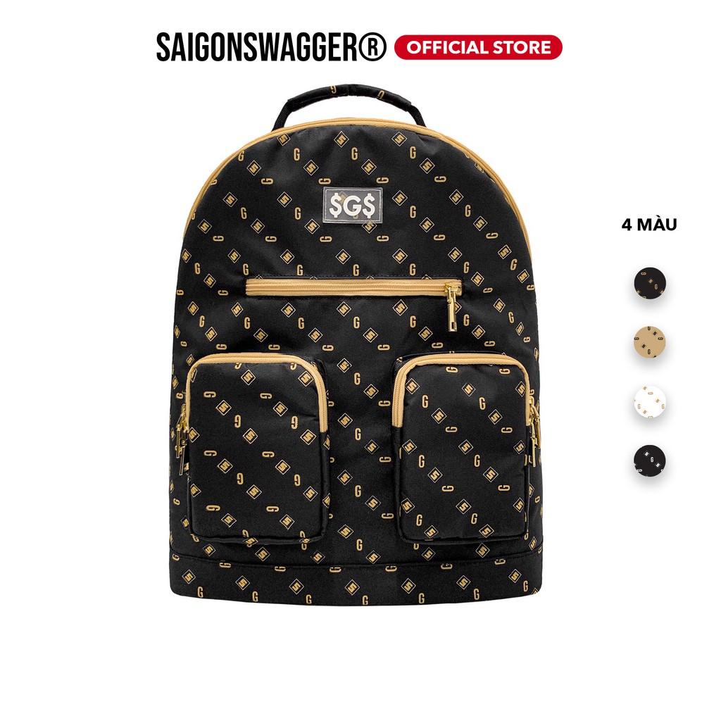 Balo Họa Tiết Monogram SAIGON SWAGGER Ngăn Chống Sốc Laptop 15.6inch