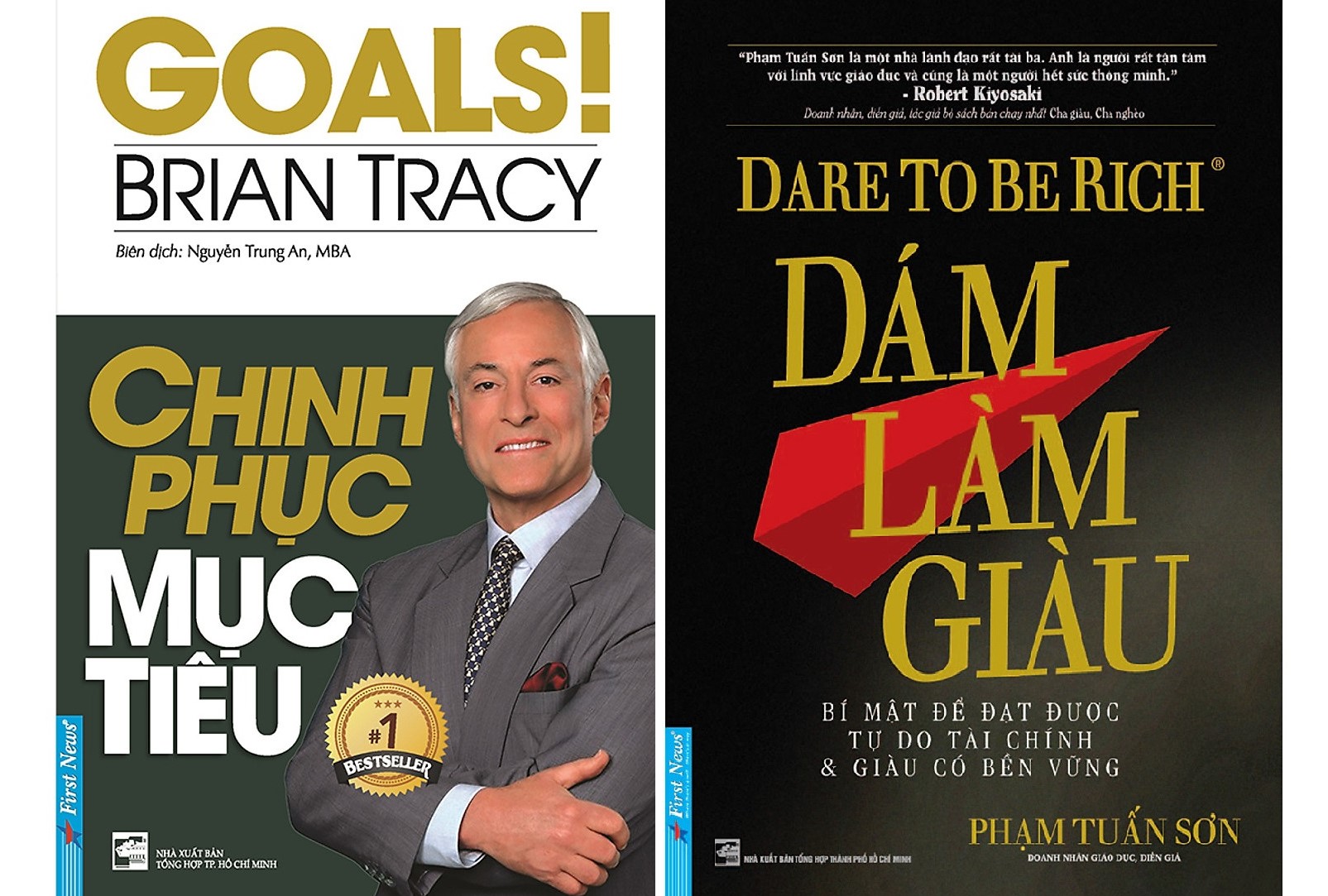 Combo 2 Cuốn Sách: Chinh Phục Mục Tiêu + Dám Làm Giàu
