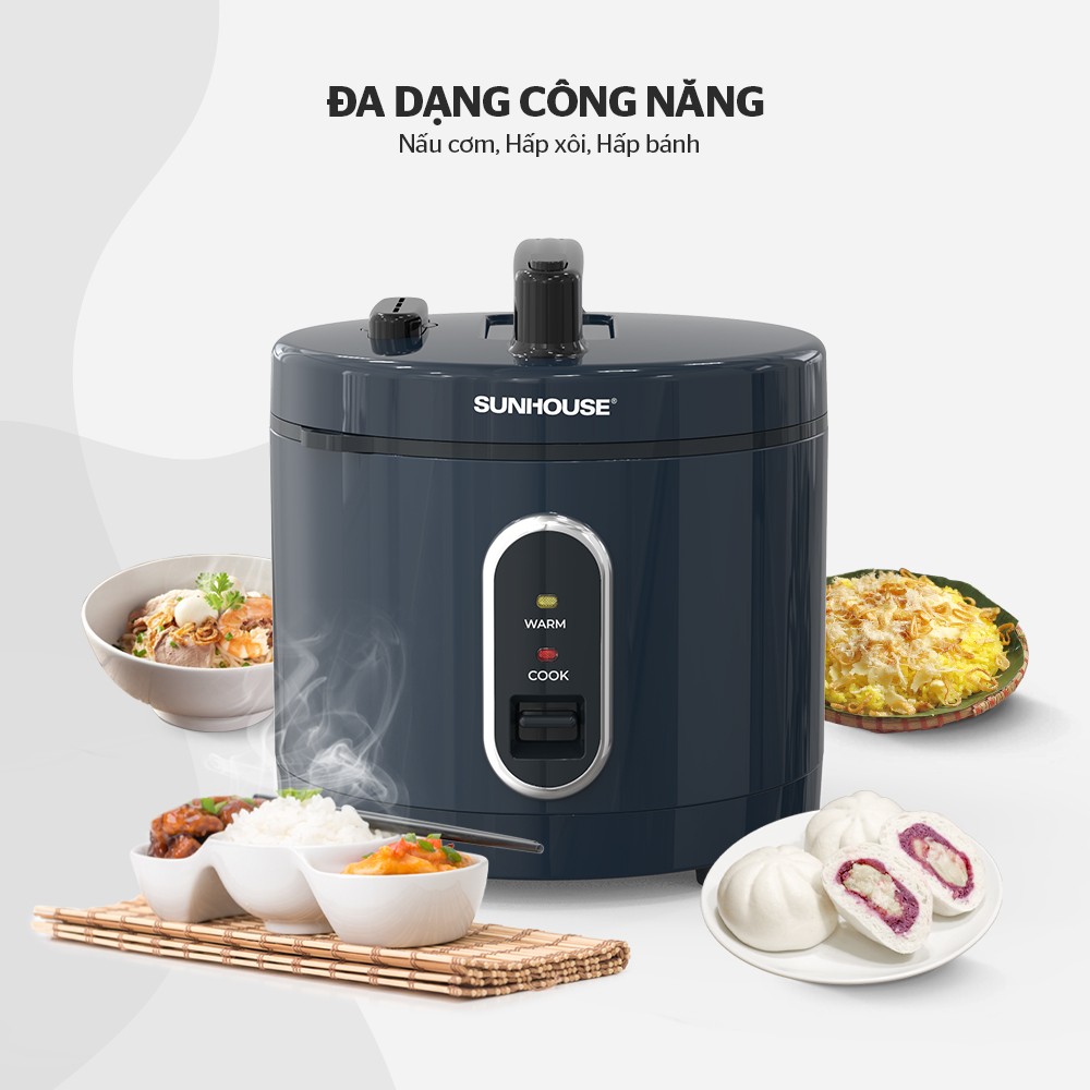 Nồi Cơm Điện 3L Sunhouse SHD8309 - Hàng Chính Hãng