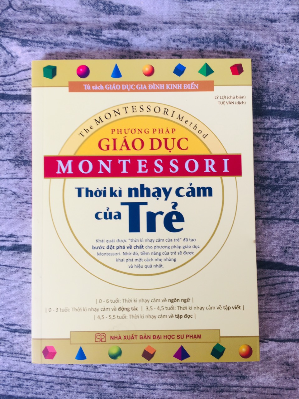 Phương pháp giáo dục Montessori - Thời kì nhạy cảm của trẻ