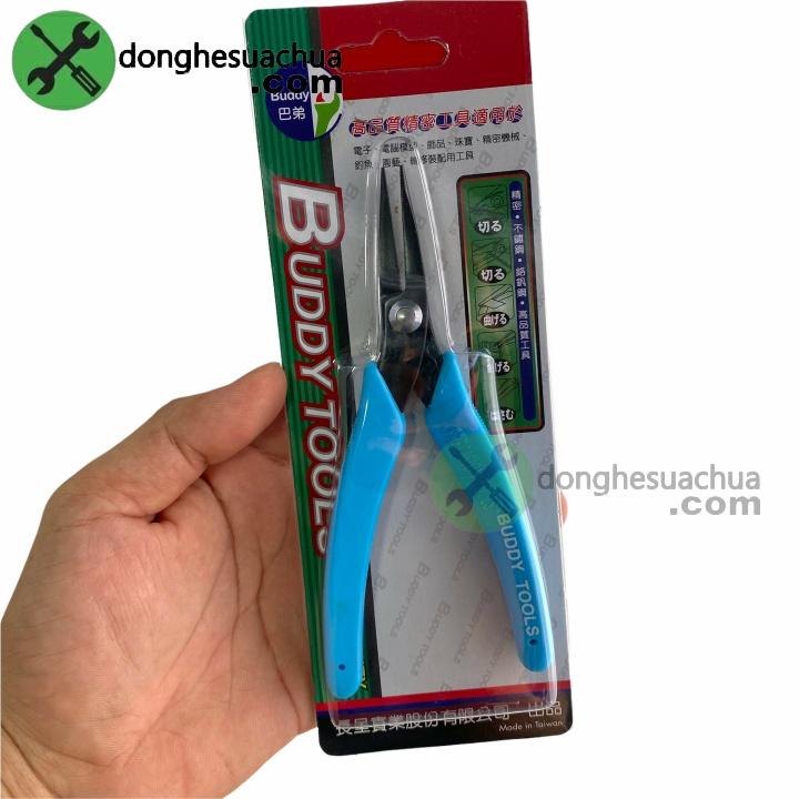 Kìm nhọn cán xanh 4.5 inch 125mm Buddy BG0010