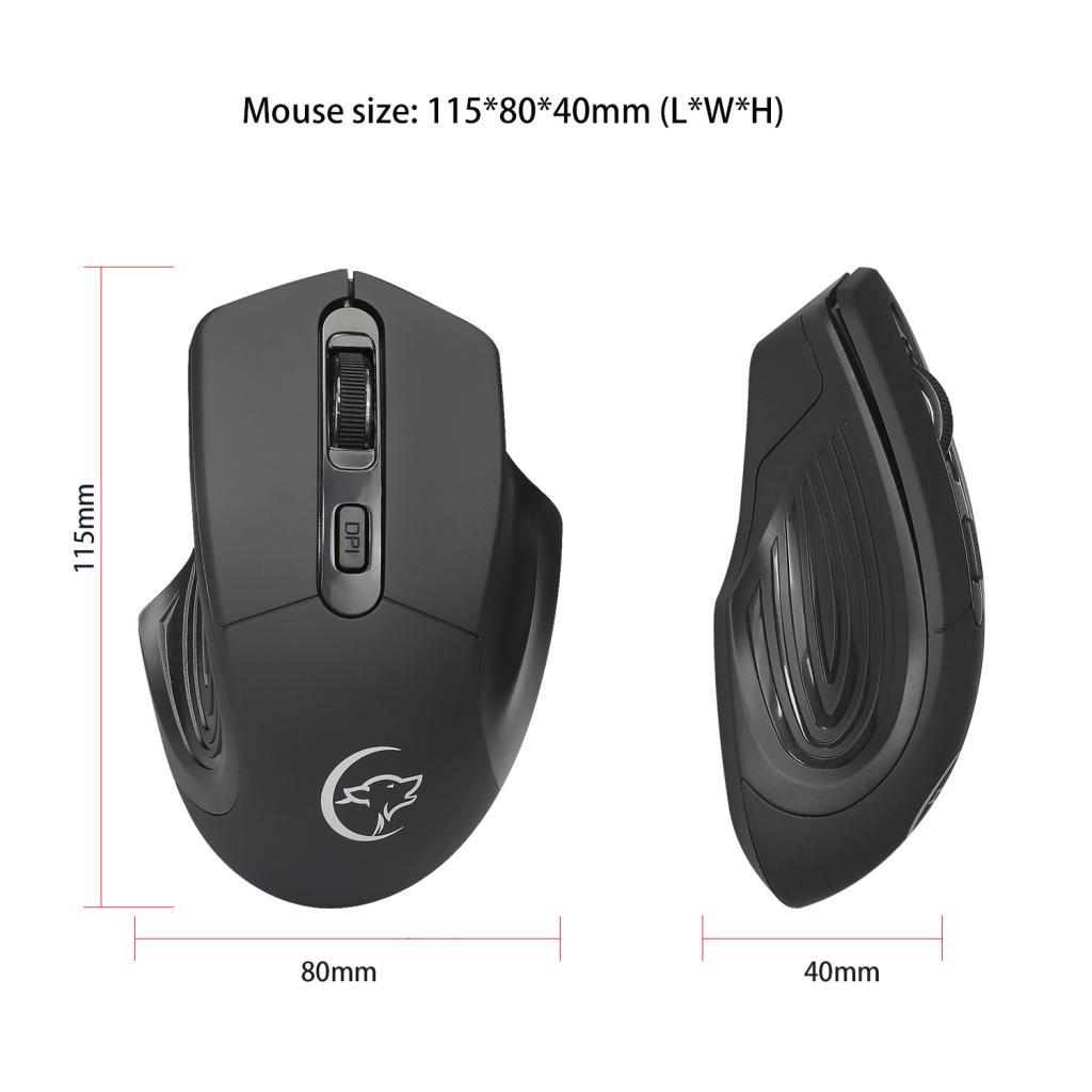 Laptop Wireless Mouse Silent 2400dpi 2.4G