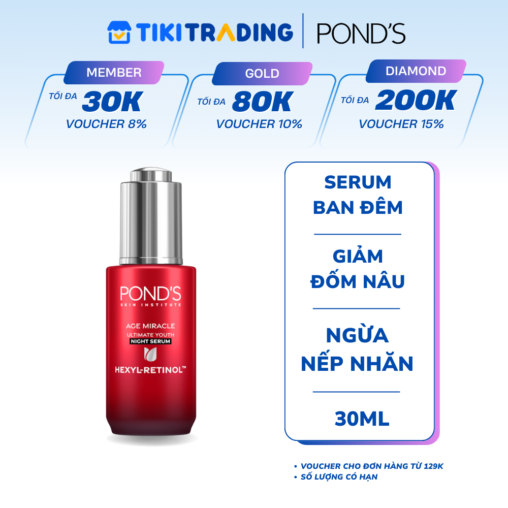 Serum Ngăn Ngừa Lão Hóa Pond'S Age Miracle Double Action (30ml)