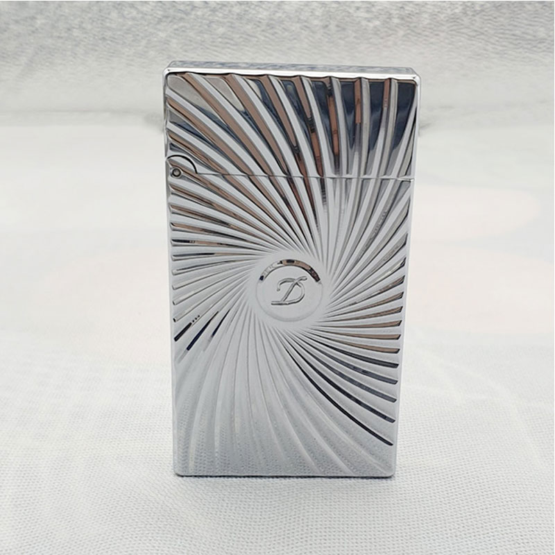 Vỏ Hột Quẹt Bật Lửa Upon Xăng Đá DX09T Họa Tiết Vòng Xoáy Đồng Tâm Đẹp Độc Lạ - Dùng Xăng Đá Cao Cấp