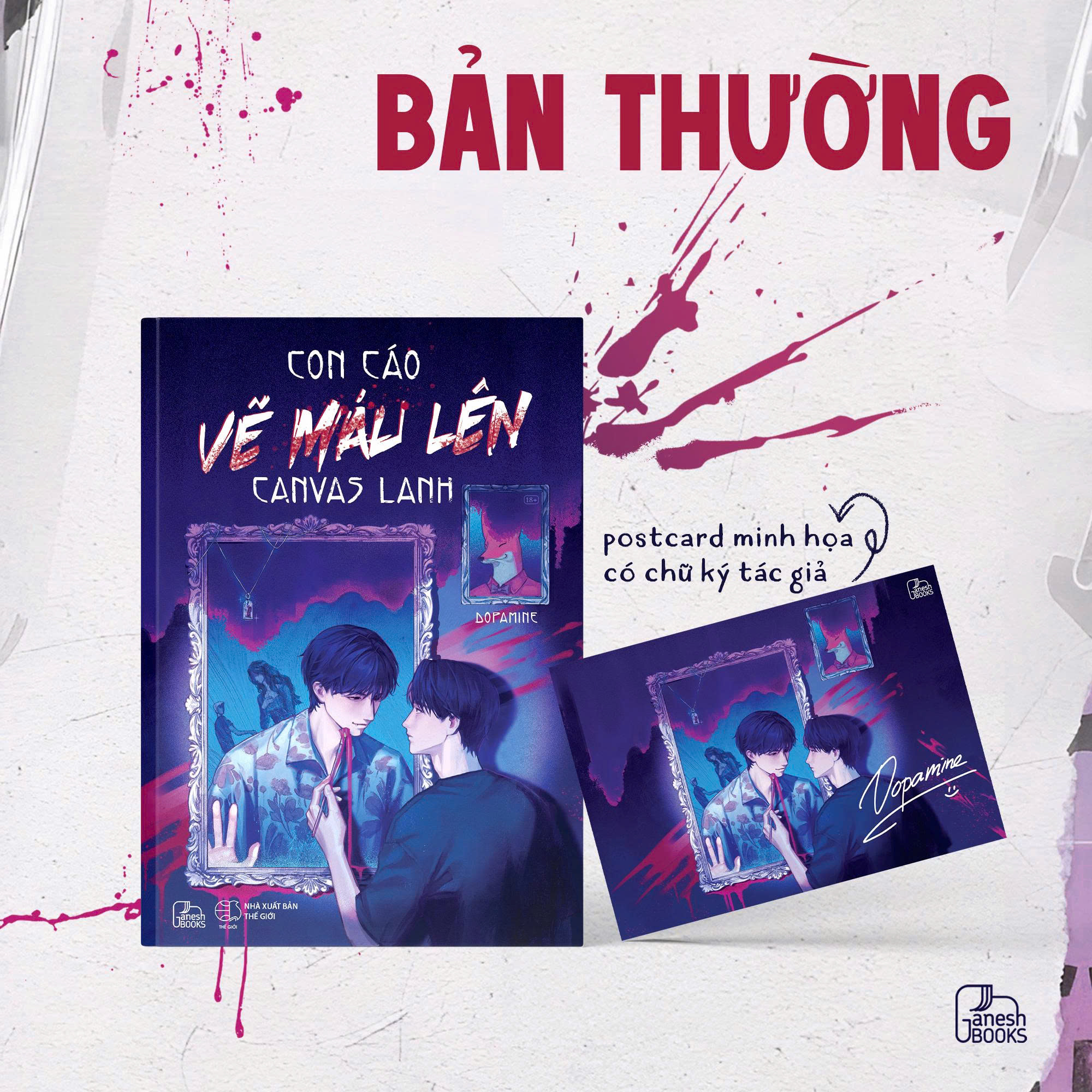 Timebooks - Sách Con Cáo Vẽ Máu Lên Canvas Lanh - Dopamine (trọn bộ) - Tiểu thuyết kinh dị, trinh thám, boylove