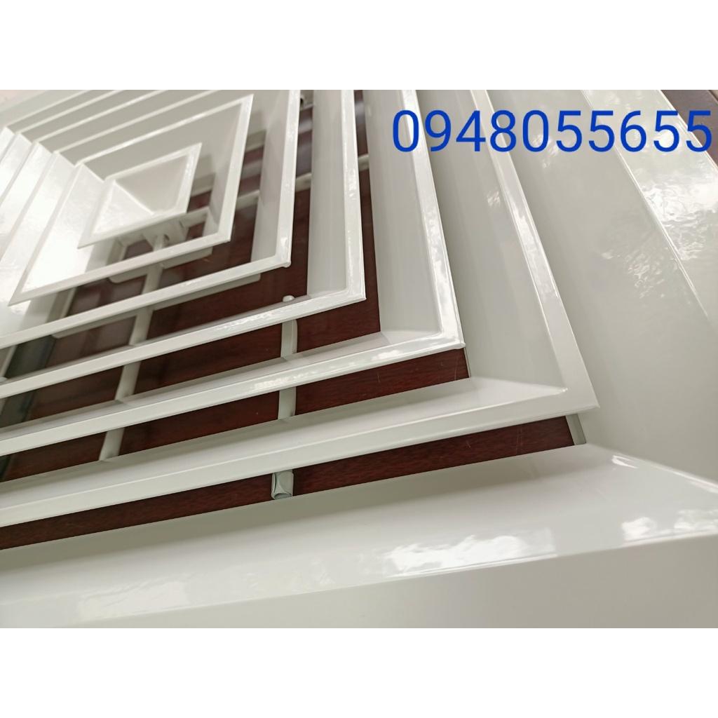 Cửa gió khuếch tán 600x600, cửa gió cấp điều hoà, miệng gió điều hoà, miệng gió điều hoà âm trần, cửa gió điều hoà thổi đa hướng