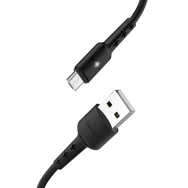 Cáp sạc nhanh Micro USB Hoco, hỗ trợ sạc nhanh 2A, chất liệu TPE siêu bền, hạn chế rối, dài 120cm dành cho Samsung, Xiaomi, Huawei, Vivo, Sony, X30 - Hàng chính hãng