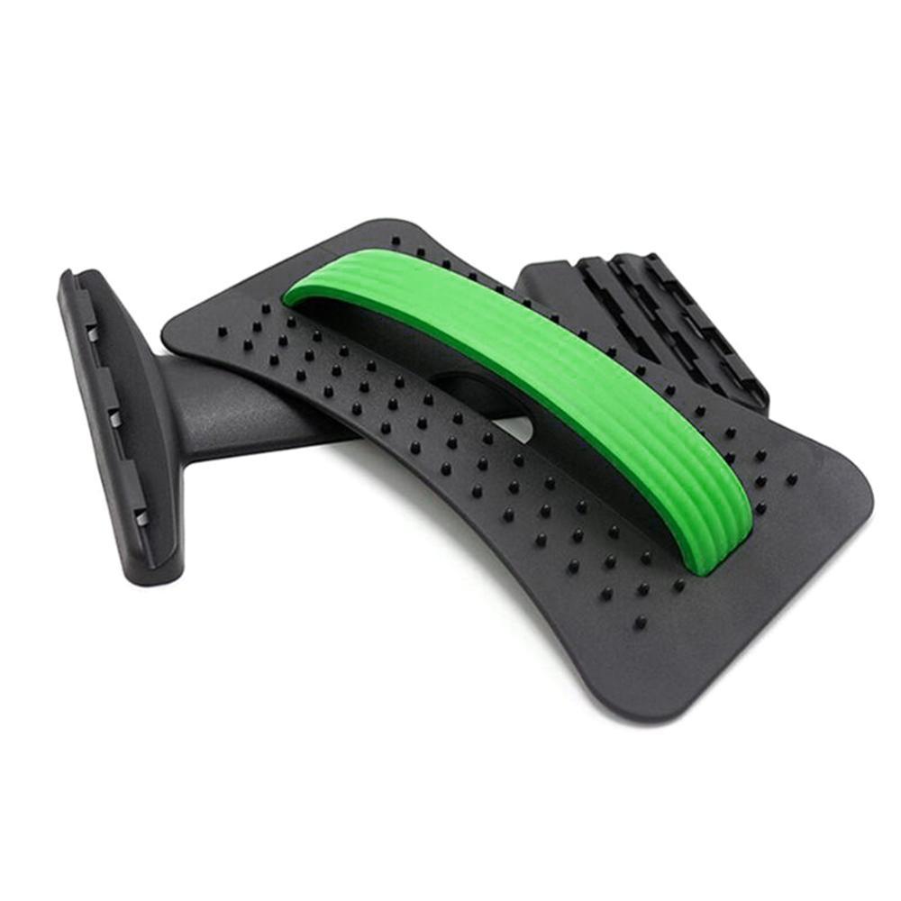 Thiết bị lưng thiết bị massager ma thuật kéo dài tập thể dục thắt lưng hỗ trợ thư giãn cột sống giảm đau Color: Blue