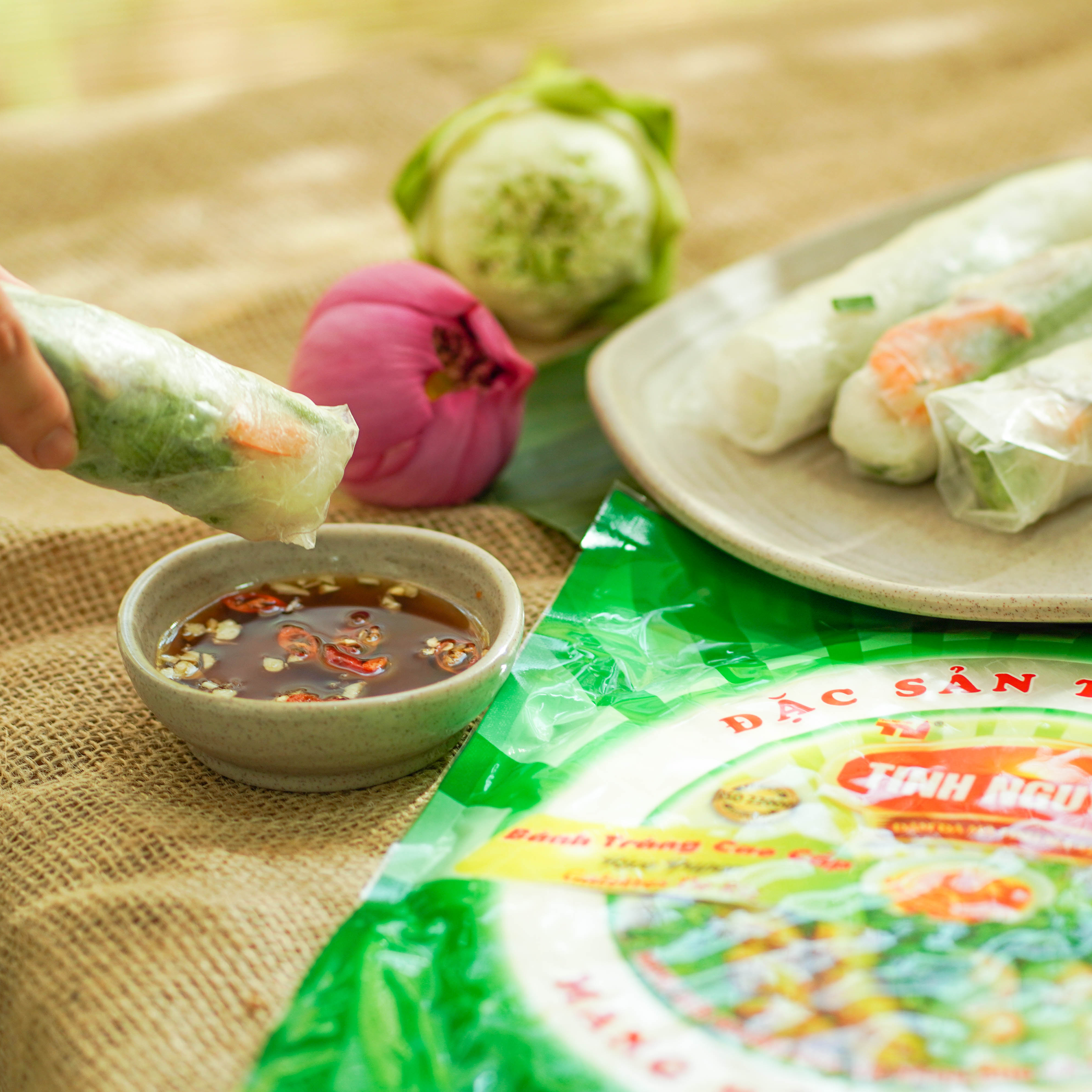 Combo 4 Bánh Tráng Tây Ninh Tinh Nguyên (200g/gói)