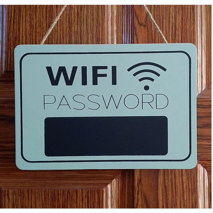 Bảng treo ghi password wifi tiện dụng
