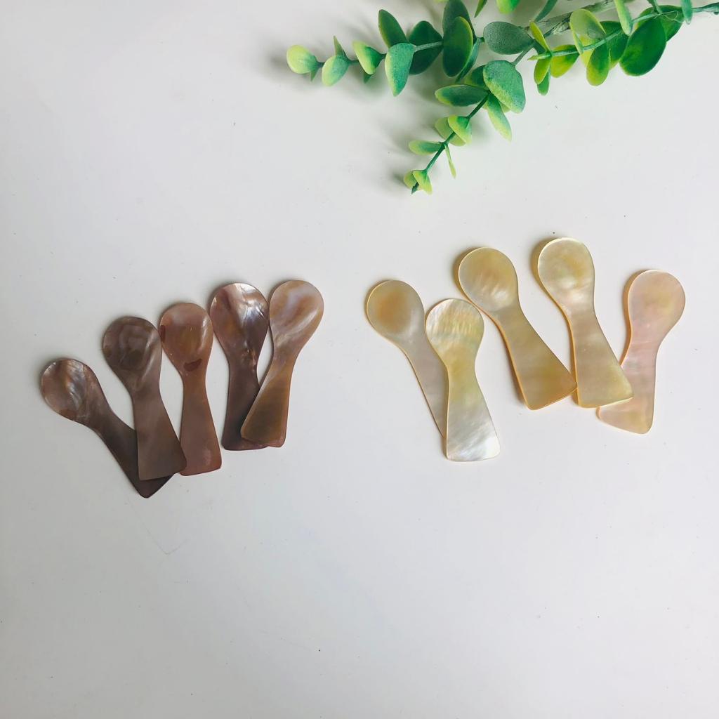 Thìa/Muỗng Trai Mini Size Nhỏ Xinh, Thìa Xúc Trứng Cá Hồi, Thìa Gia Vị, Nêm, Chụp Ảnh Decor Sang Trọng