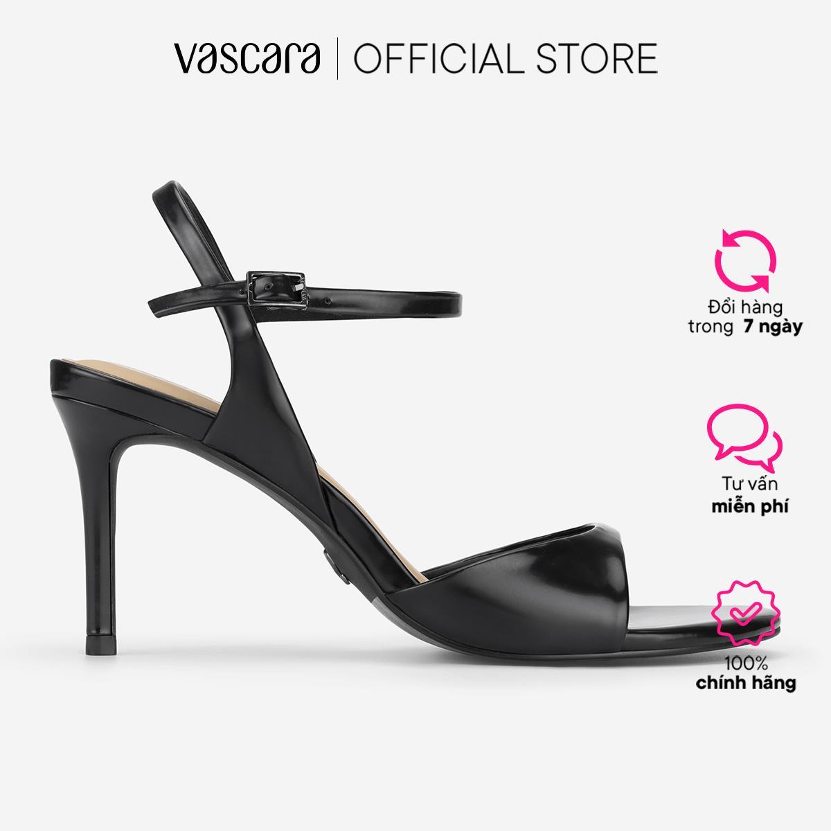 Vascara Giày Sandals Cao Gót Quai Dây Mảnh - SDN 0819