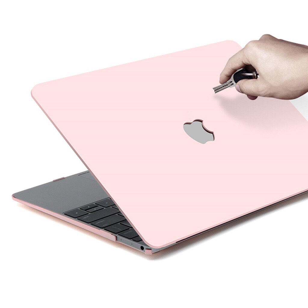 Ốp case dành cho macbook màu hồng - Hàng chính hãng