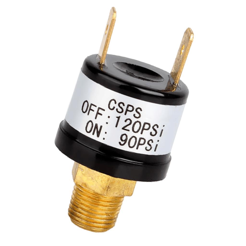 12V Áp Suất Không Khí Công Tắc Đánh Giá Cho Kèn Xe Lửa Sừng Máy Nén 90PSI-120PSI