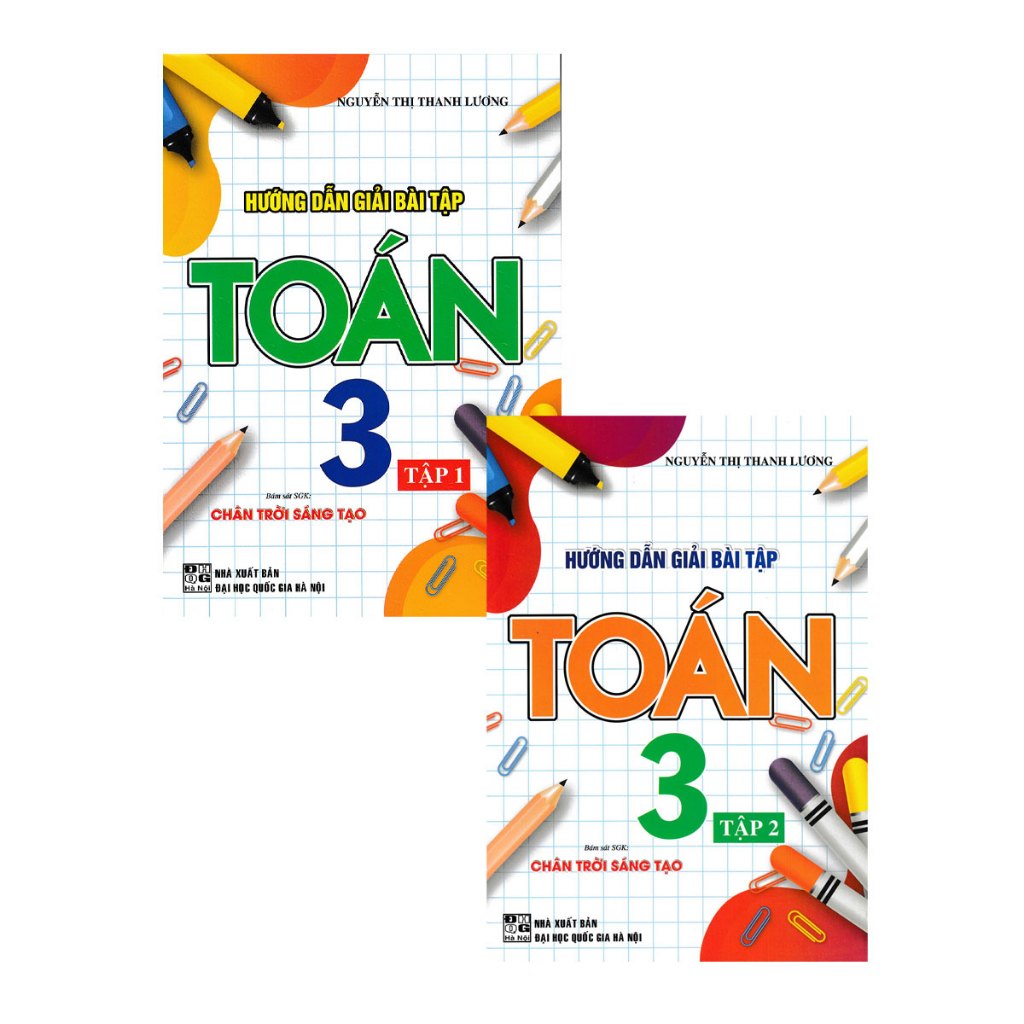 Sách - Combo Hướng Dẫn Giải Bài Tập Toán 3   - HA