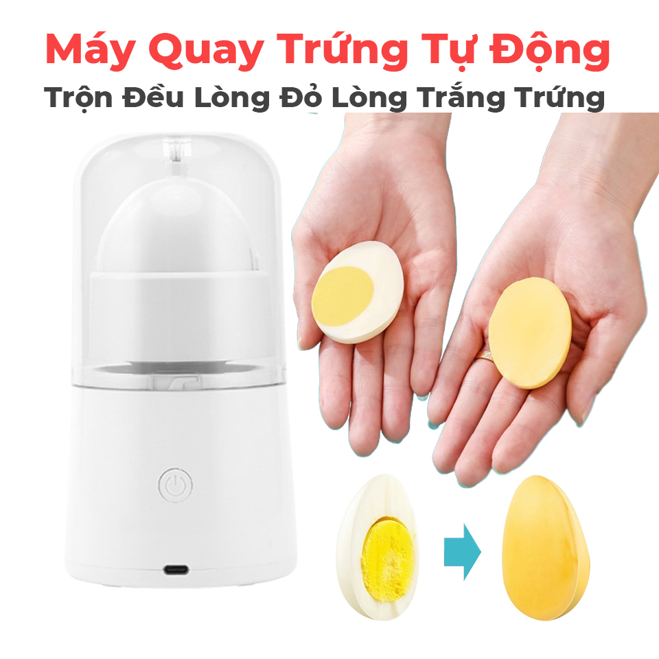 Máy Quay Trứng - Máy Trộn Đều Lòng Đỏ Lòng Trắng Trứng Tự Động