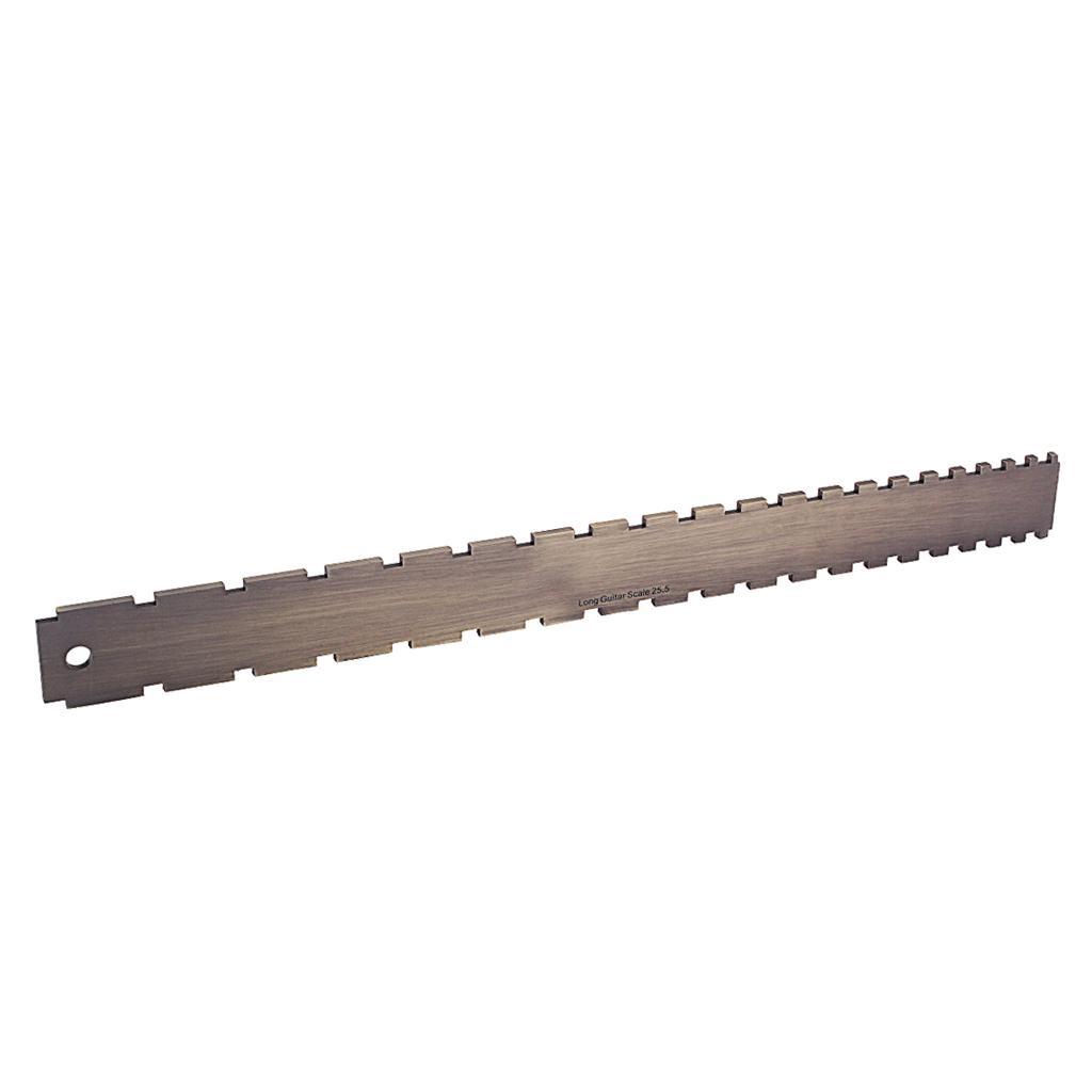 1x Guitar Neck Notched Straight Edge for Guitars Repiar