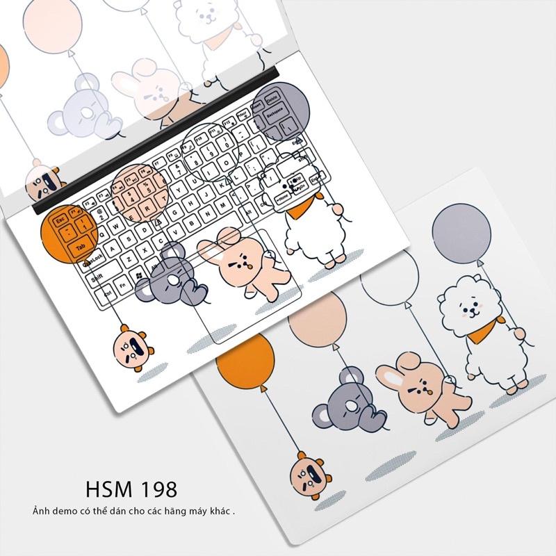 Skin dán laptop - Mẫu BT21 (P4