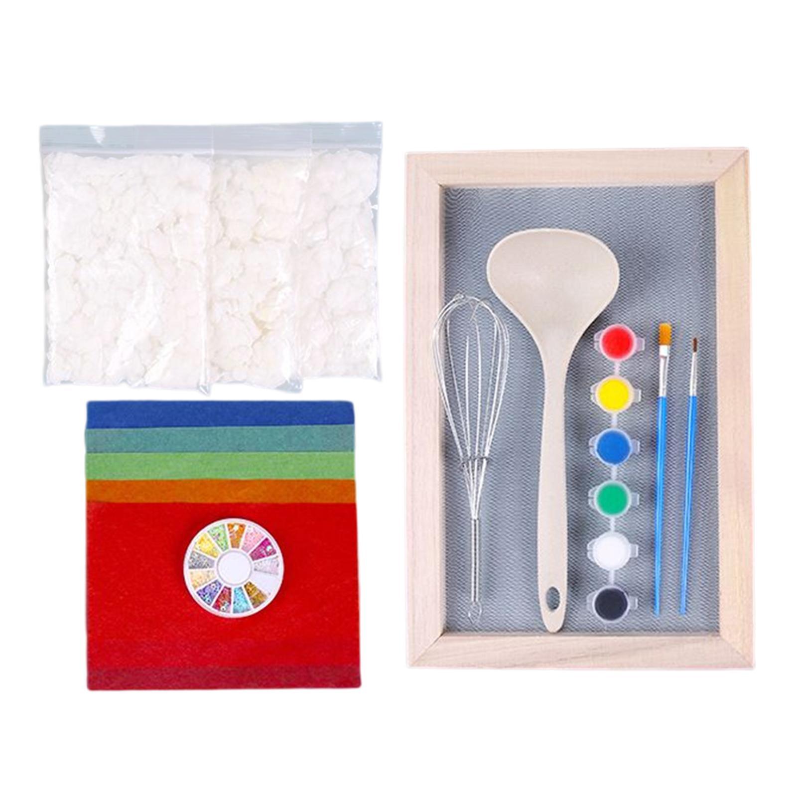 Wooden Paper Making Screen Handmade Paper Making Model Set for Kids Children