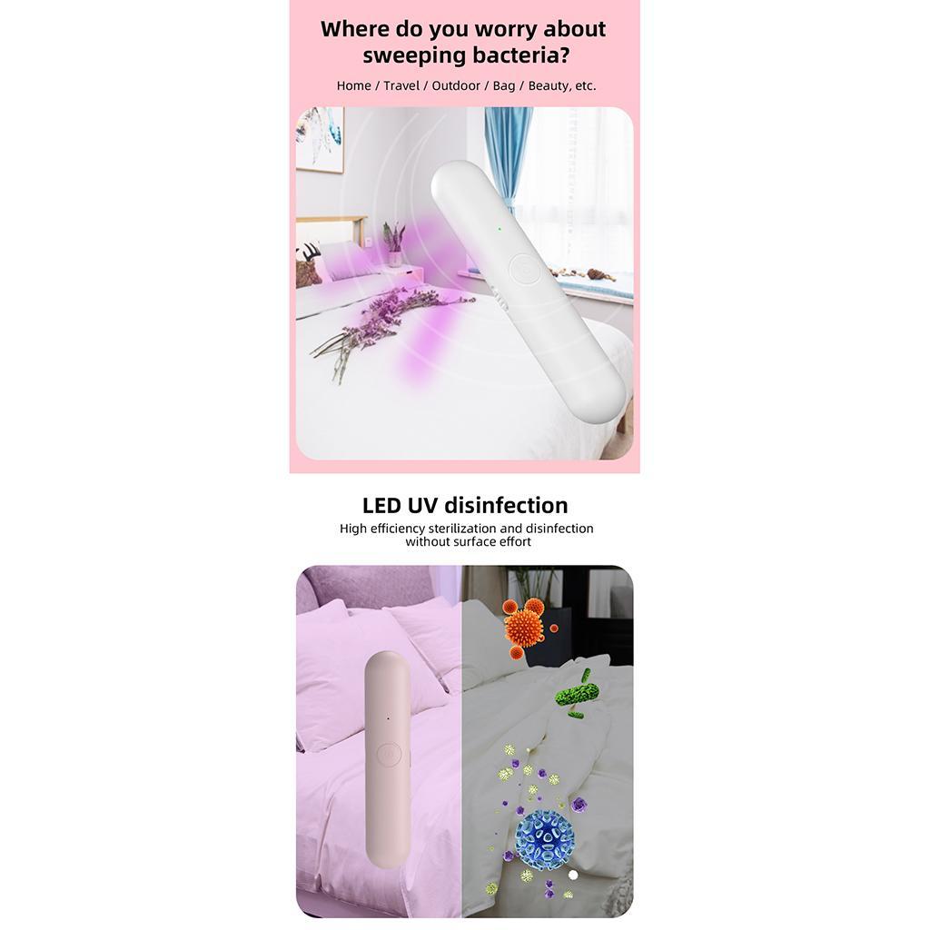 Handheld Portable USB Mini UV Sterilization Disinfection Stick Lamp