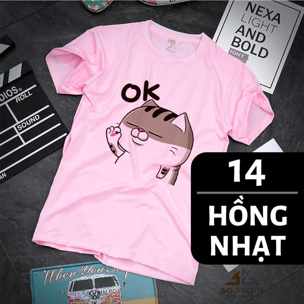 ÁO THUN MÈO AMI - HỒNG NHẠT