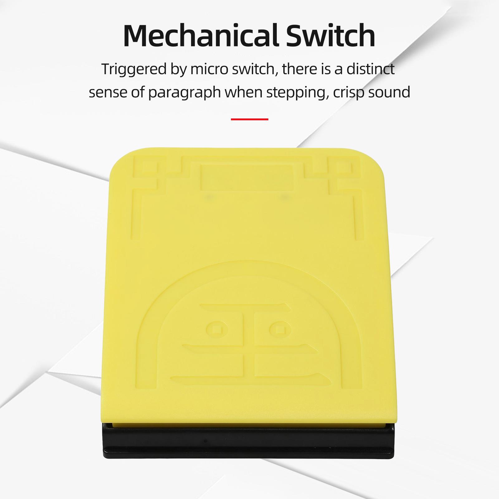 FS17Pro Single Foot Switch Multifunctional Customized Foot Pedal USB+2.4G+BT Three-mode Connection Mechanical Switch