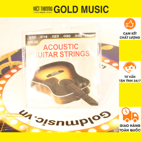 Bộ dây đàn guitar dây sắt MK10