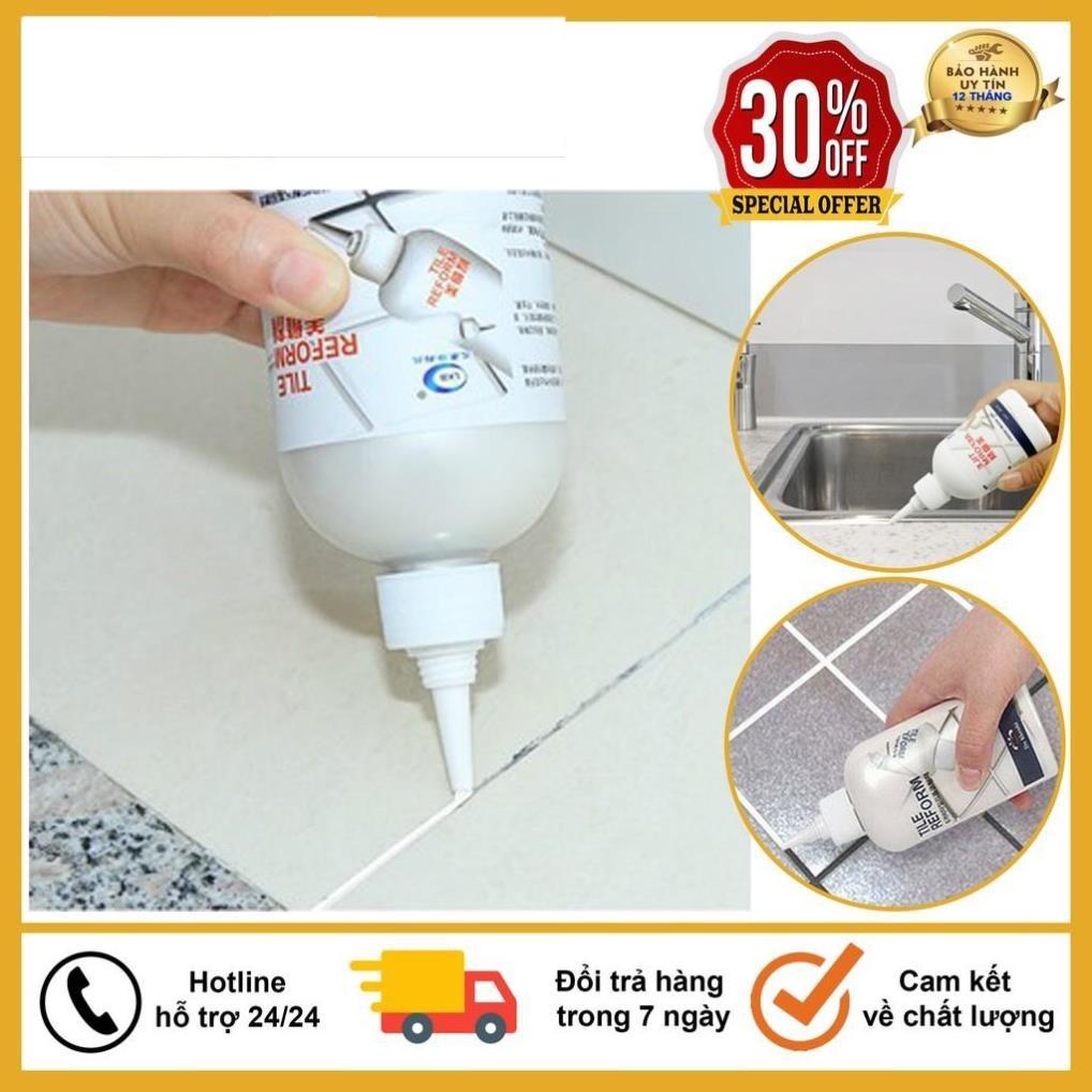 Sơn Kẻ Chỉ Gạch Tường, Sàn Nhà Giúp Trắng Sáng Viền Gạch Nát - Siêu Tiện Dụng