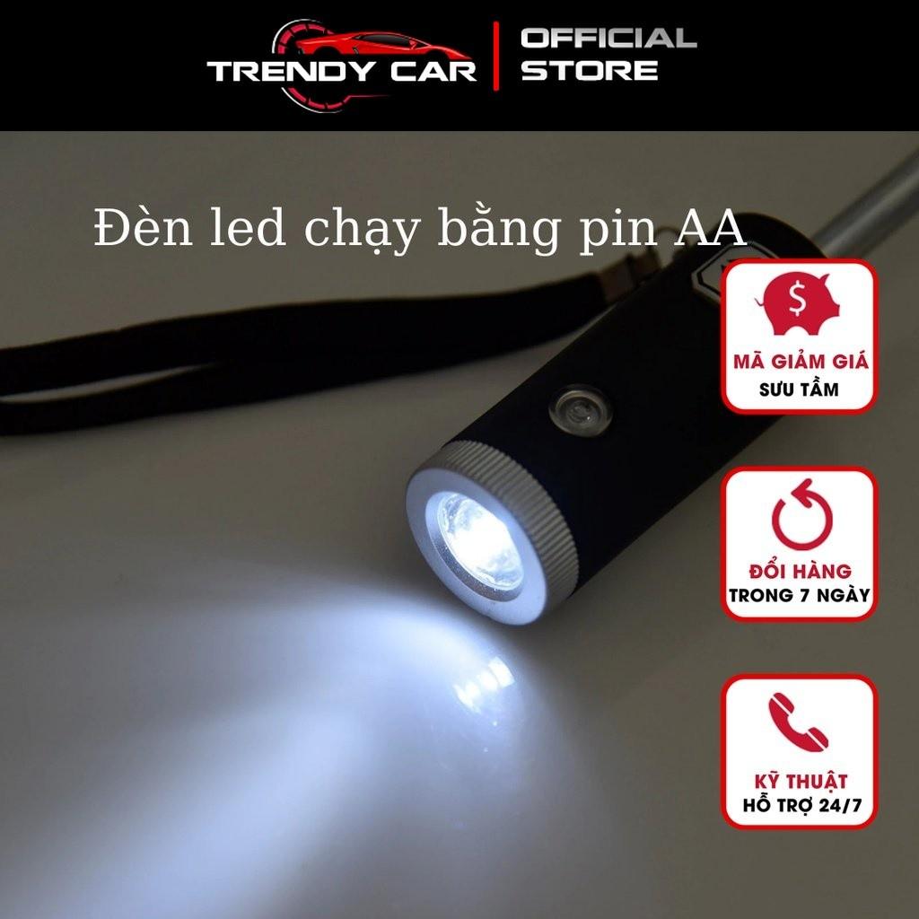 Ô dù thời trang tự động 2 chiều một nút bấm chống tia UV có đèn LED xoay 10 nan logo xe hơi cao cấp - BMW Performance