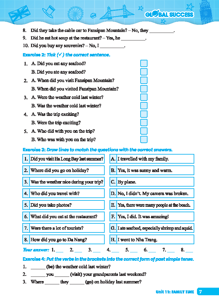 Sách - Global Success - Bài Tập Cuối Tuần Tiếng Anh Lớp 5 - Tập 2 (Có Đáp Án)