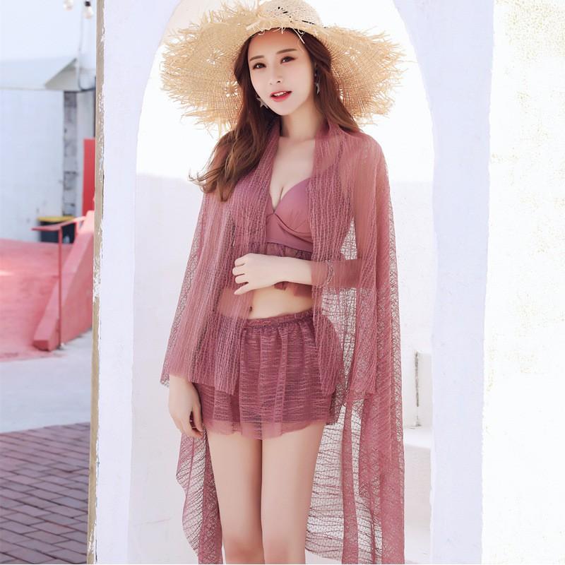 Bikini DANDAN đồ bơi nữ áo tắm 2 mảnh với 4 item cho khách lựa chọn